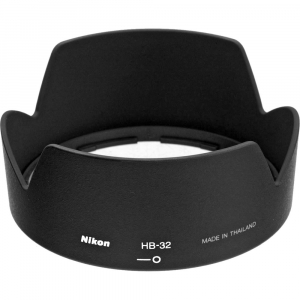 Hood HB-32 for Nikon 18-140mm f/3.5-5.6G ED VR, 18-135mm f/3.5-5.6G IF-ED, 18-105mm f/3.5-5.6G ED VR