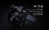 Fujifilm X-T4 chính thức: tích hợp chống rung 6.5stops, màn hình xoay lật, pin mới chụp được 600 tấm