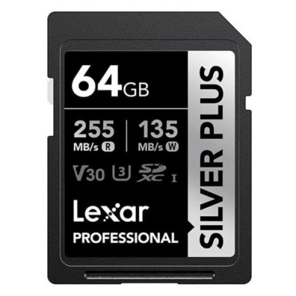 Thẻ nhớ Lexar Professional SILVER PLUS UHS-I SDXC Card V30