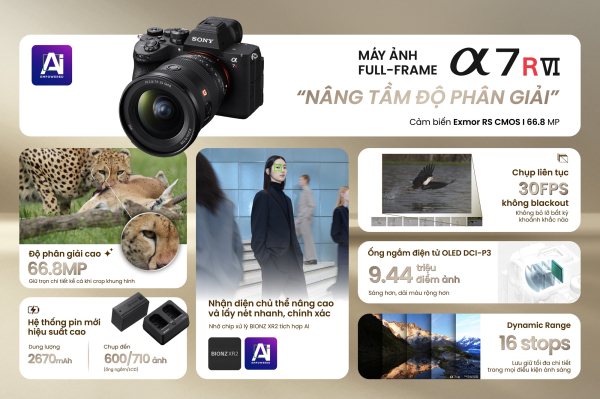 Sony A7R VI | Chính hãng