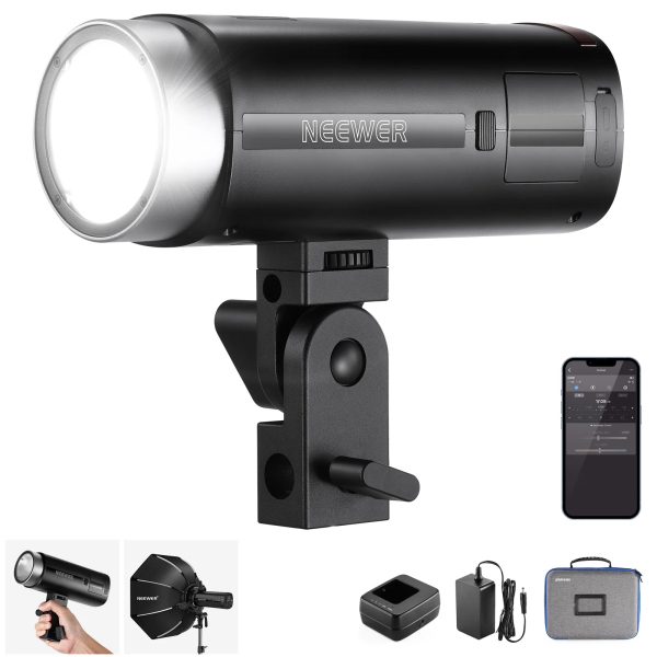Đèn Flash Studio NEEWER Q200 200Ws 2.4G Outdoor Flash with App Control