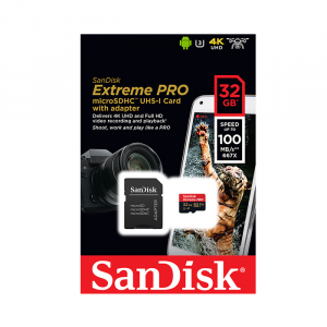 Sandisk Micro SD Extreme Pro 32GB 100/90 Mb/s - Chính hãng