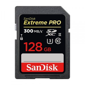 Sandisk SDHC Extreme Pro S 128GB 300MB/s 2000X - Chính hãng