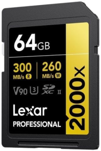 Thẻ nhớ Lexar Professional 2000x UHS-II SDXC Card V90 | Chính hãng