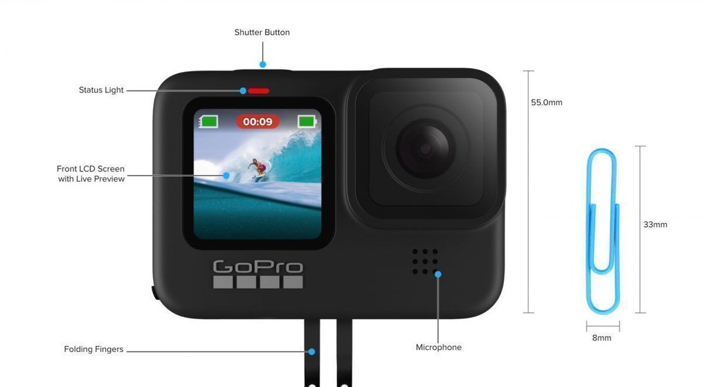 GoPro HERO9 ra mắt: màn hình phụ màu, quay 5K, chống nước, giá 12 triệu ảnh 3