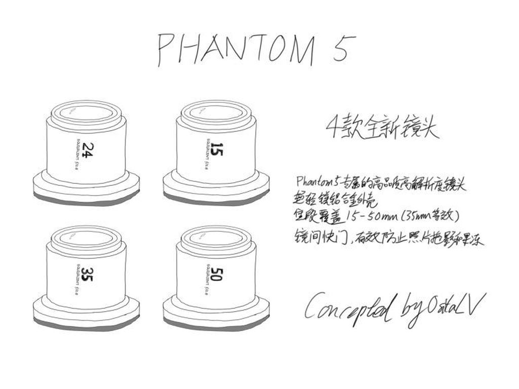 DJI Phantom 5 lộ diện: thiết kế chống nước, thay đổi ống kính ảnh 3