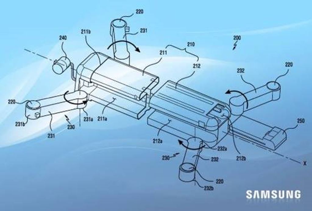 Lộ ảnh bản quyền về một chiếc drone mang thương hiệu Samsung ảnh 2